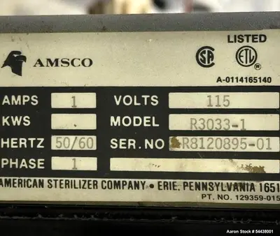 USED AMSCO R3033-1