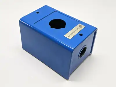 800H-1HZ | Allen Bradley  Blue Painted Steel Electrical Enclosure 4-1/2"x3"x3" - Used