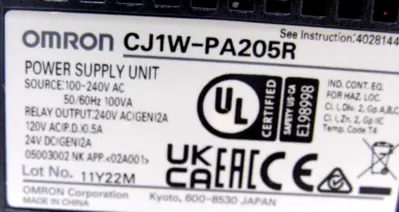 NEW OMRON CJ1W-PA205R POWER SUPPLY UNIT CJ1WPA205R