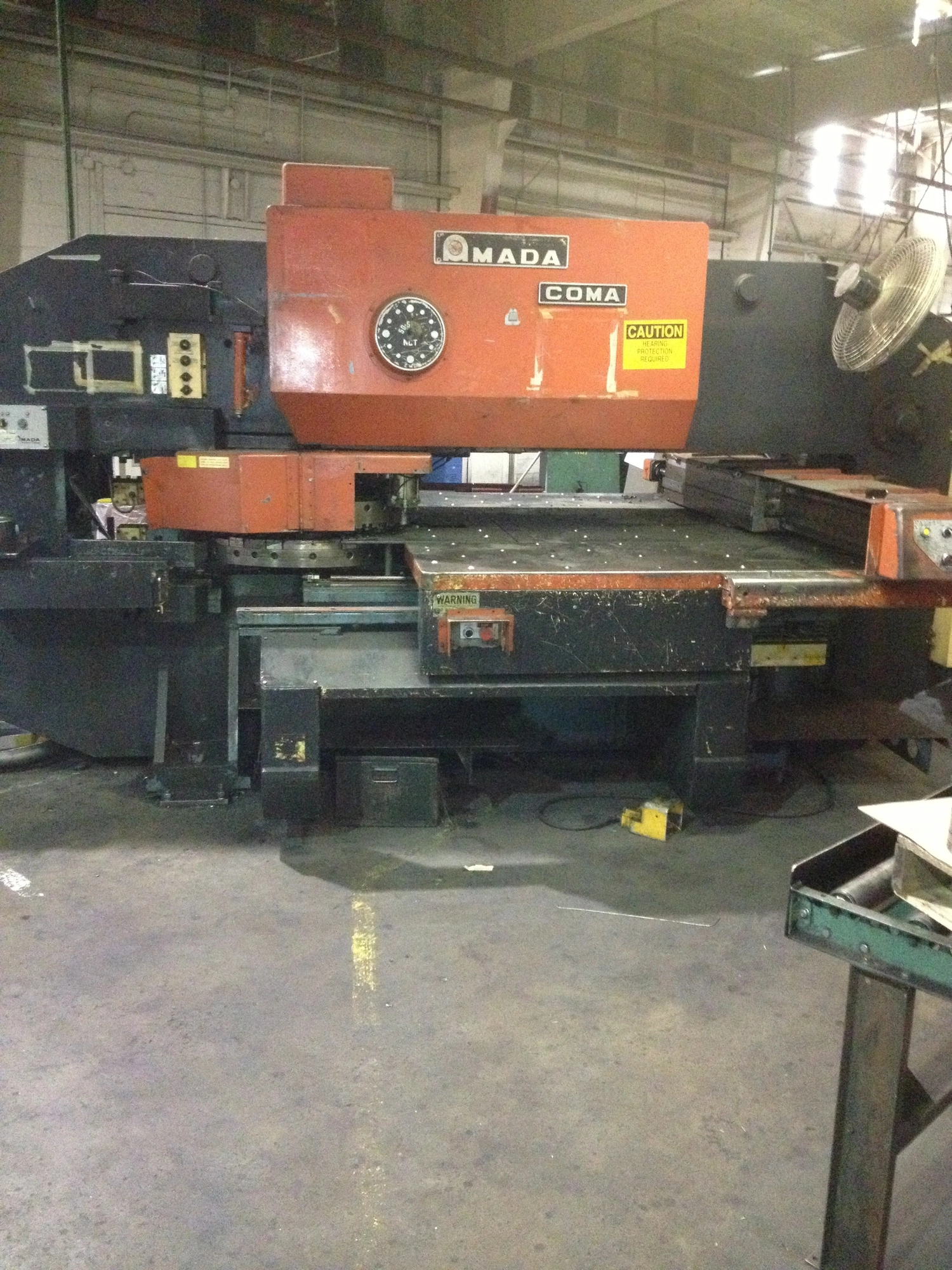 USED 1983 AMADA COMA 505050 CNC TURRET PRESS