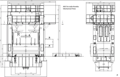 2002 Aida Rovetta S4-2000-4500-2400 Mechanical Straight Side Presses | International Machinery (4)