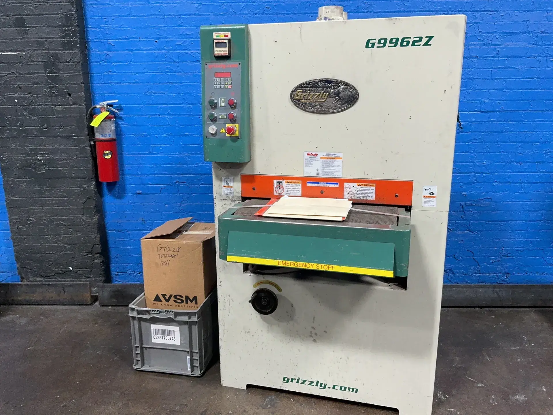 Used 2021 GRIZZLY INDUSTRIAL G9962Z Wide Belt Sanders Ohio US | HGR 24 #1345137