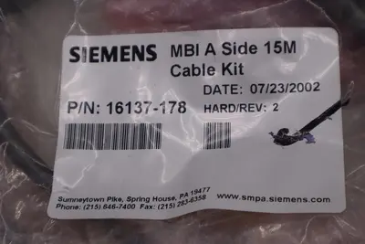 NEW Siemens 16137-178 MBI A Side 15M Cable Kit STOCK 5681A