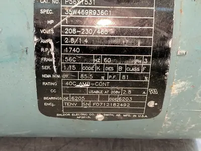 Used RELIANCE ELECTRIC P56X1531 Motors (misc) Ohio US | HGR 24 #1413229