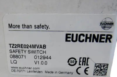 NEW EUCHNER TZ2RE024MVAB SAFETY SWITCH
