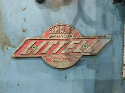 12" LITTELL 7 ROLL MOTORIZED COIL STRIP STRAIGHTENER: YOBRO #24606