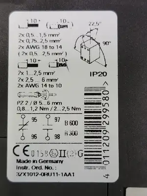 USED SIEMENS 3RU1126-1KB0