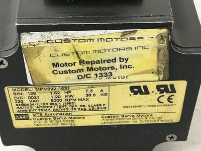 USED MTS AUTOMATION MPM892-1631