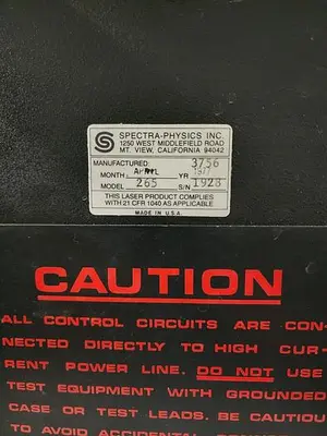 SPECTRA PHYSICS 265 EXCITER