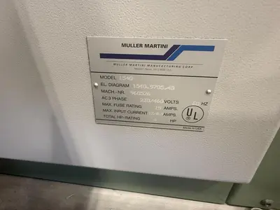 USED MULLER MARTINI 1540 APOLLO