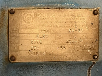 USED Goulds 3796MT