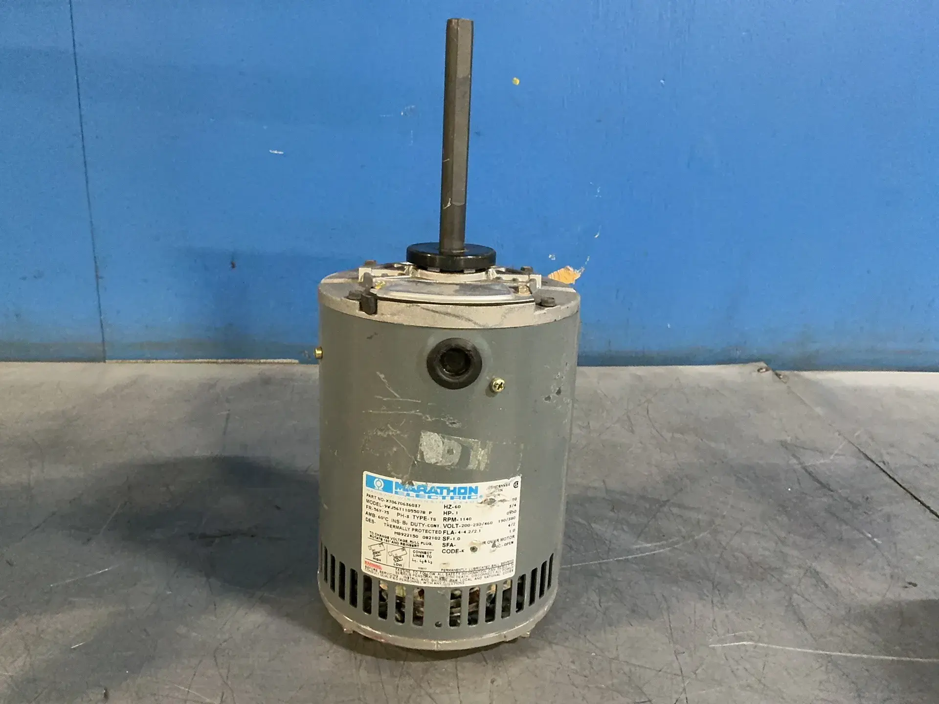 Used MARATHON ELECTRIC X70670636037 Motors (misc) Ohio US | HGR 24 #1556785