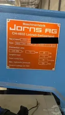 Used 2005 JORNS MAXI-LINE-200SW-SM-CNC500-6.4-HS Folding machines Arizona US | KD Machinery #1547893