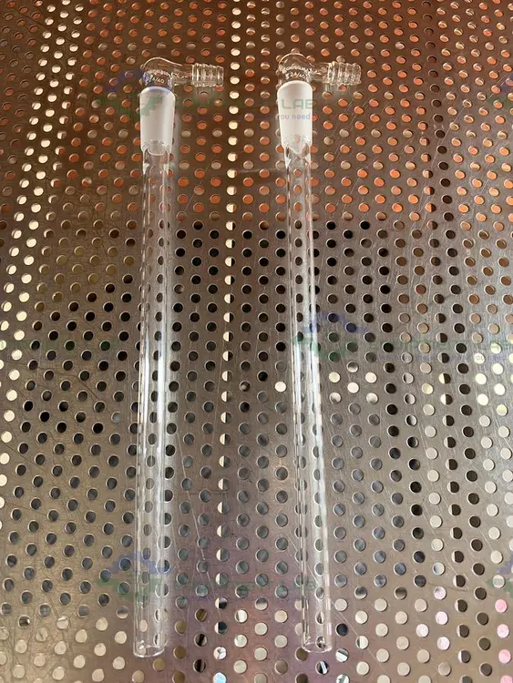 Used CHEMGLASS ADAPTER 24/40 INNER JOINT 90 DEGREE BENT 300 MM LENGTH Glassware - Other California US | Equipment Lab #1469369