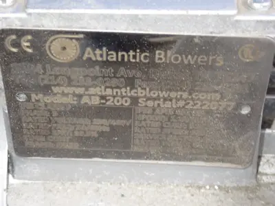 USED ATLANTIC BLOWERS AB200