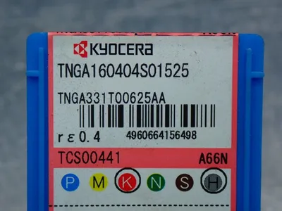 New | in-Stock KYOCERA TNGA160404S01525 Tooling & Accessories (Other) | HGR 24 #749883