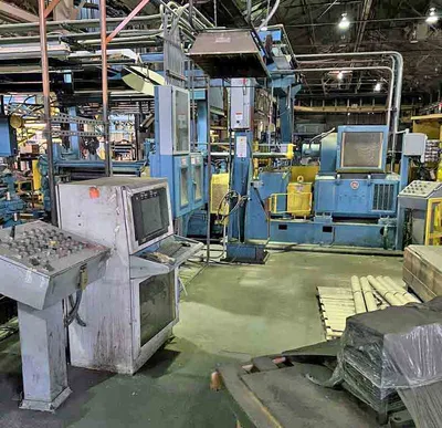 52" x 8.00" x 35,000# Stamco Dbl-Loop Slitting Line