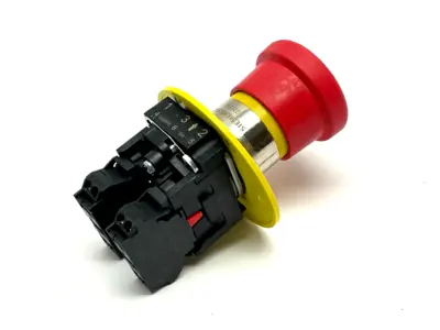 Siemens 3SU1152-1GB20-3PW0 Emergency Stop Mushroom Pushbutton Illuminable 22mm