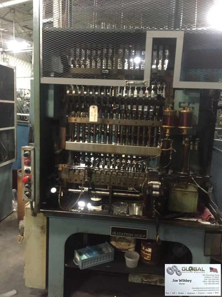 Waterbury Farrel 1016 ICOP Eyelet Transfer Press W/3" Stroke & Arc-Trol Die Protection