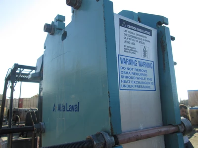 380 sq.ft., Tranter, M15-FFM, Superchanger heat exchanger, Stainless Steel, 100 psi