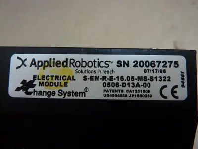 NEW APPLIED ROBOTICS INC 0506-D13A