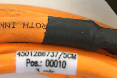 NEW REXROTH 4501286737/5CM CABLE 20233 45012867375CM
