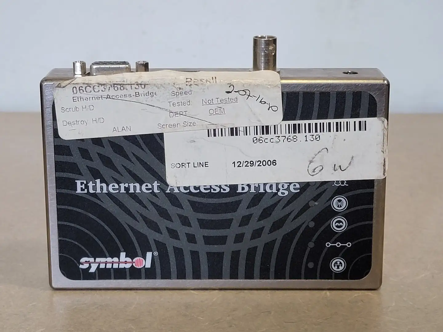 Used 1999 SYMBOL EB-2401-5AZ8-US Misc Electrical & Power Parts British Columbia CA | Lenmark #254398
