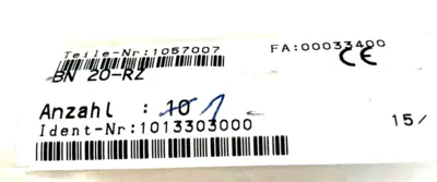 NEW SCHMERSAL BN 20-RZ MAGNETIC SENSOR BN20RZ