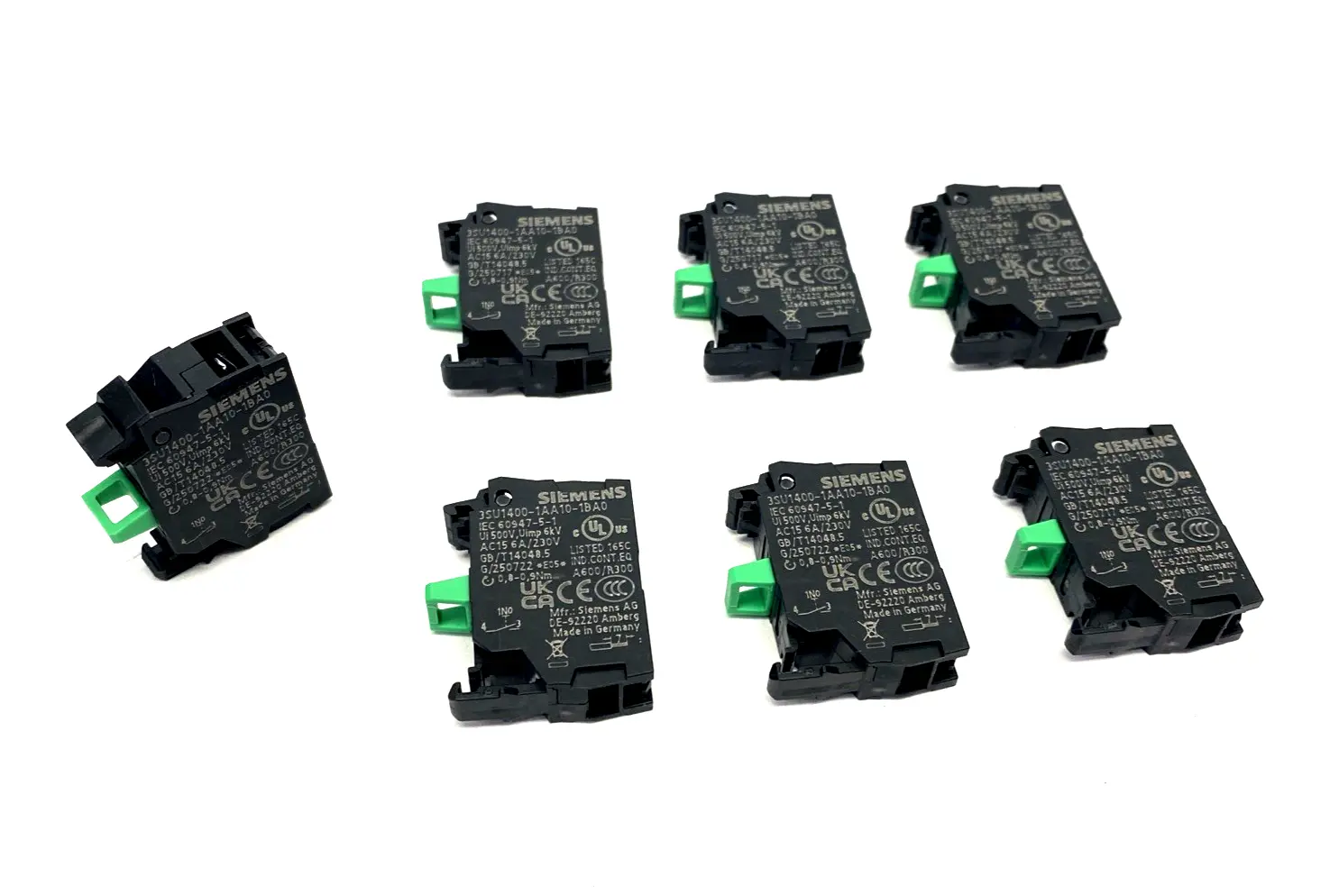 New | in-Stock Siemens 3SU1400-1AA10-1BA0 Contact Blocks Michigan US | Maverick Industrial Sales #1391386