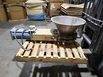 AGLO Pneumatic 12" Knife Gate Valve with Hopper