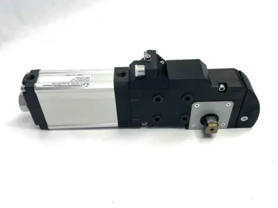 USED SMC SLIM LINE POWER CLAMP CYLINDER 50MM BORE SIZE