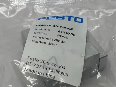 DFM-10-10-P-A-GF, 4154769 | Festo DFM-10-10-P-A-GF Pneumatic Guided Actuator 10mm Dia 10mm Stroke 4154769 - New