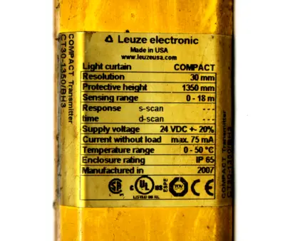 USED LEUZE ELECTRONIC CR30-1350/BH5   CT30-1350/BH3
