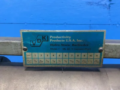 Used 1985 VDK M3611 Bar Feeds Ohio US | HGR 24 #1084612