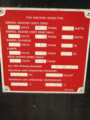 4.5" Davis Standard/WRP12i Pelletizing Line