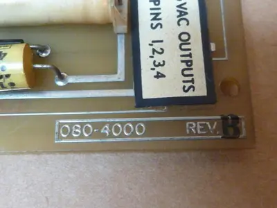 USED SCI 080-4000 REV B
