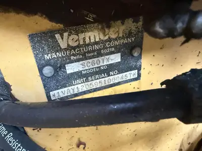 USED 2005 VERMEER SC60TX