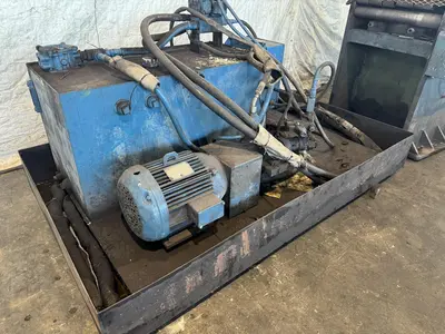 16" X 1" FRANKLIN MANUFACTURING SHEAR/CUT OFF LINE. STOCK # 0665725