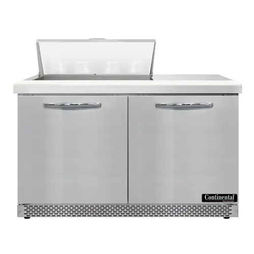 Continental D48N8-FB 48" Designer Line Sandwich/salad Prep Table W/ Refrigerated Base, 115v