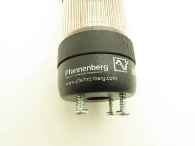 Pfannenberg BR50 Stack light Signal Tower 5x Red 1x Clear 24V AC/DC