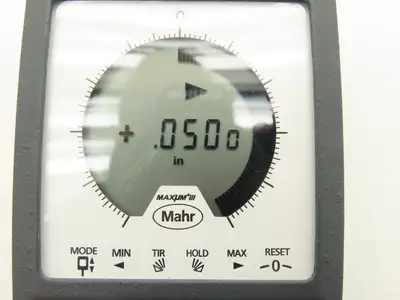 Mahr Federal 2033101 Maxum III Digital Comparator Indicator Gage 0.040"