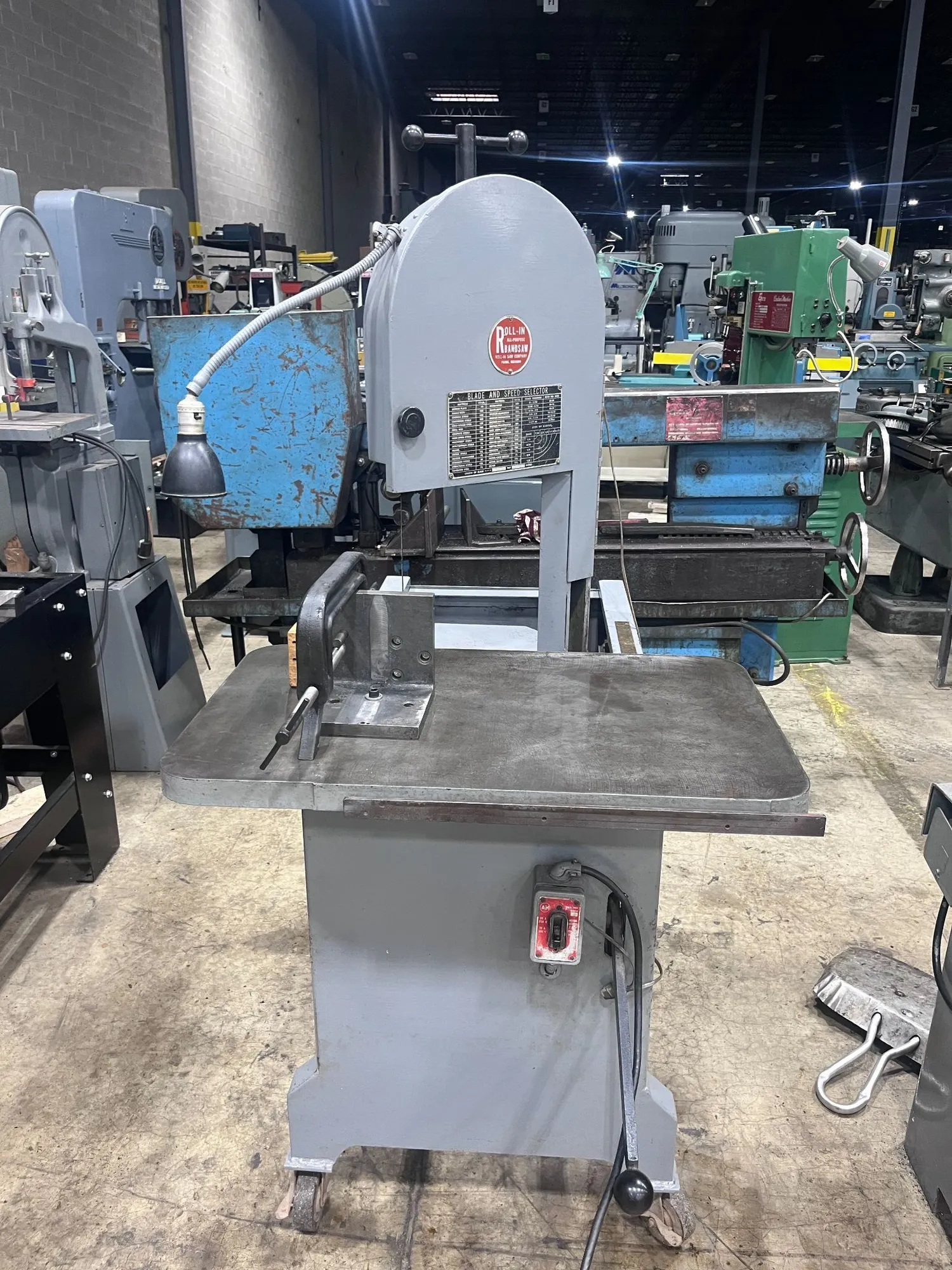 Used ROLL-IN EF1459 Vertical Band Saws New Jersey US | Michael Fine Machinery Co., Inc. #1348110