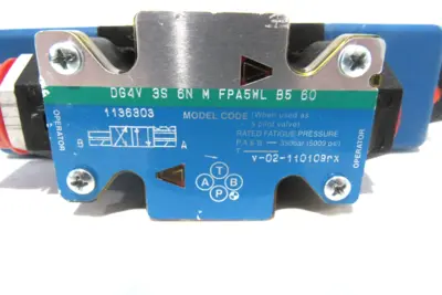 NEW VICKERS DG4V-3S-6N-M-FPA5-WL-B5-60 DIRECTIONAL VALVE DG4V3S6NMFPA5WLB5