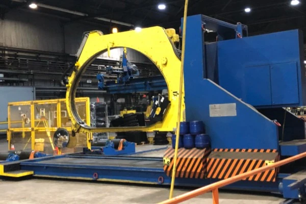 Used 2014 SAMUEL STRAPPING SYSTEMS MEC DAGI 1800 Wrapping Machines New Jersey US | National Machinery Exchange #1500021