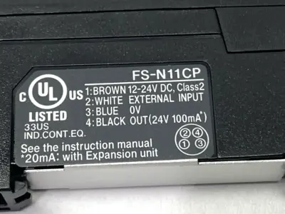 Used KEYENCE Digital Fiber Optic Amplifier, Main Unit, M8 Connector NO COVER Fiber Optics Michigan US | Maverick Industrial Sales #1395326