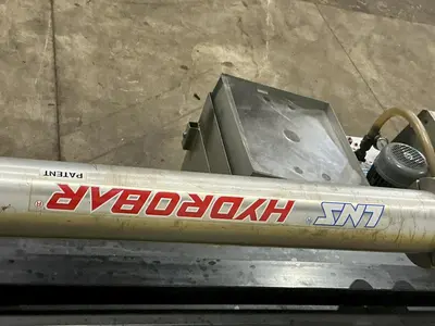 12' LNS MODEL 3.20HS-4.8 HYDRAULIC CNC LATHE MAGAZINE STYLE BAR FEEDER: YOBRO #25107