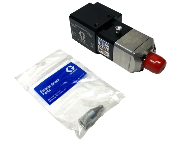 New | in-Stock GRACO ULTRA-LITE 1K SINGLE COMPONENT DISPENSE VALVE, 45 DEGREE CONNECT Valves/Fittings | Maverick Industrial Sales #1102672