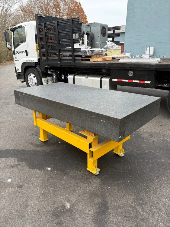 Granite Surface Plate 7'x42"x10" Inspection & Test Equipment | Global Machine Brokers, LLC