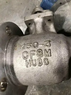 Williams 3″ Stainless Steel Manual Ball Valve CF8M 275PSIG 100°F Class 150
