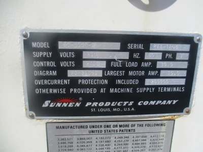 USED SUNNEN EC-3500-D